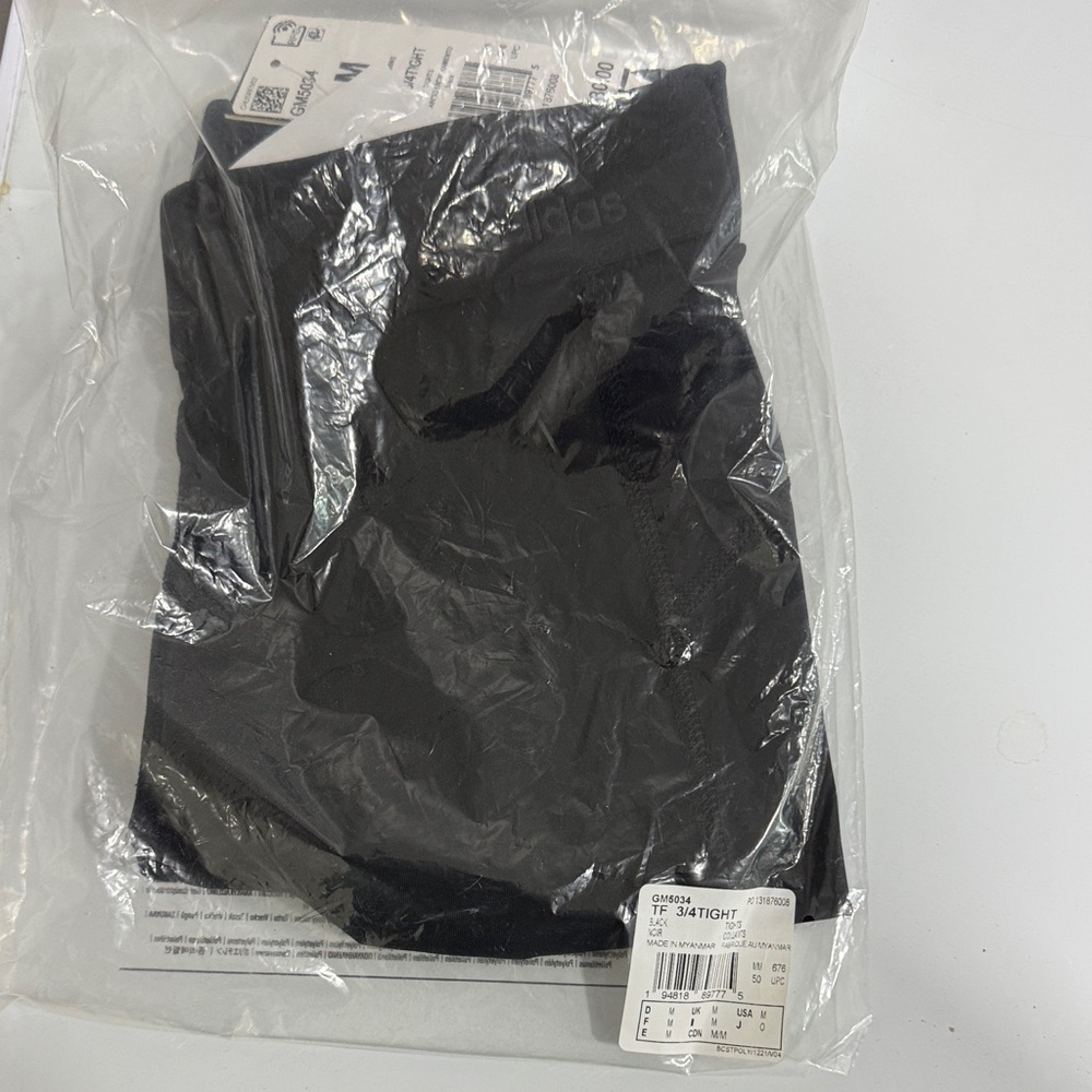 Adidas Black Leggings 3/4 length